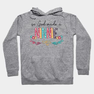 So God Made A Ninnie Happy Mother's Day Hoodie